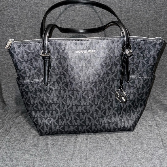 Michael Kors Dark Gray Signature Tote - Picture 1 of 3